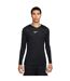 Haut Thermique Manches Longues Park Homme Noir Nike-1