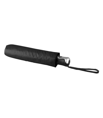 Bullet 21.5in Alex 3-Section Auto Open And Close Umbrella (Solid Black) (One Size) - UTPF902