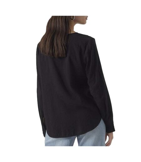 Blouse noires femme vero moda lena - l
