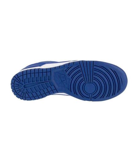 Baskets Style Rétro Dunk Homme Blanc Bleu Nike