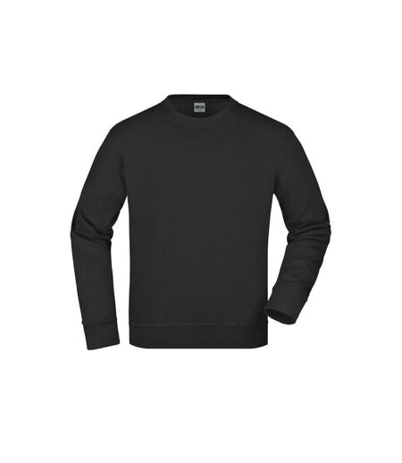 Sweat Workwear Adulte Noir James And Nicholson