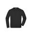 Sweat Workwear Adulte Noir James And Nicholson-1