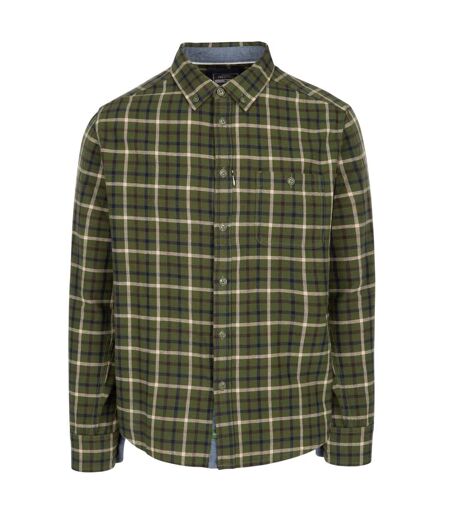 Mens Withnell Casual Button-down Shirt Green Trespass