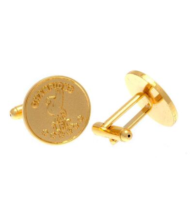 Liverpool FC Champions Of Europe Gold Plated Cufflinks (Gold) (One Size) - UTTA4468