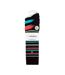 5 Pack Mens Bamboo Bright Striped Patterned Socks-2