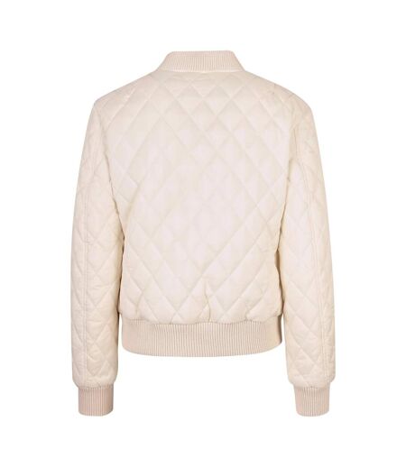 Doudoune Motif/style Losange Femme Sable Blanc Urban Classics