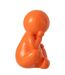 Statuette Déco Unie Marcel 35cm Orange Foncé-2