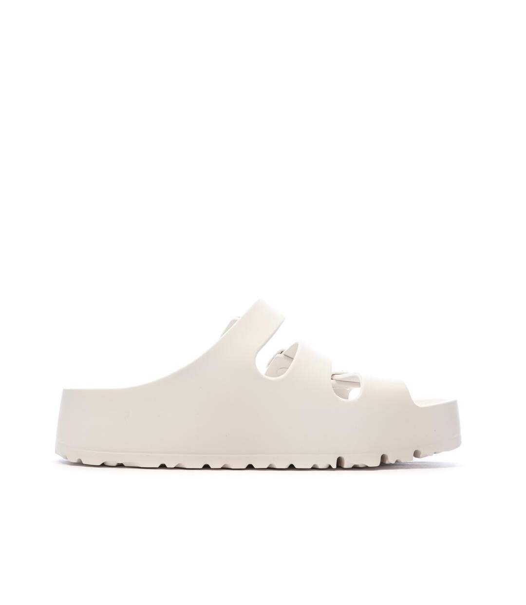 Sandales blanches femme birkenstock florida-2