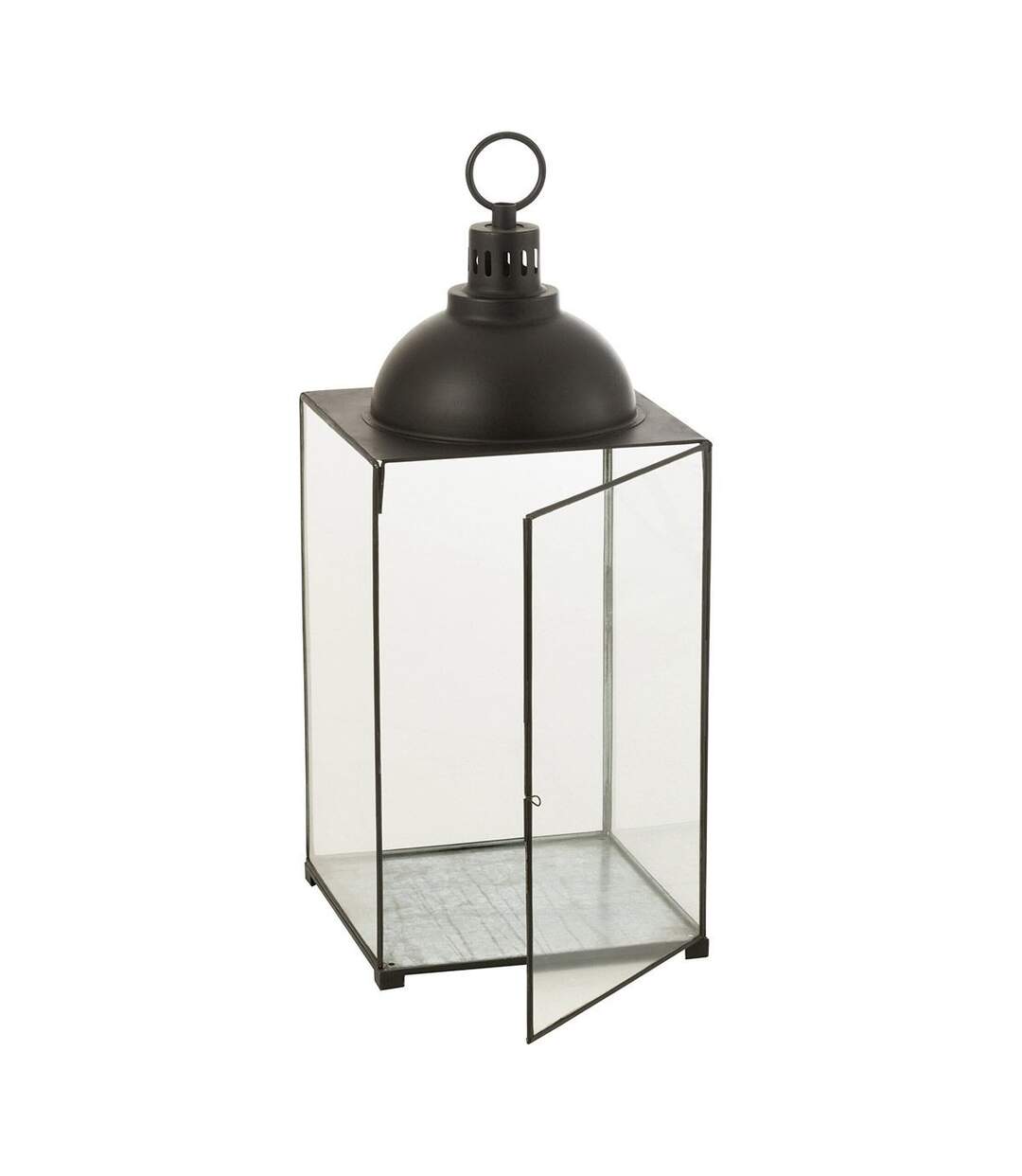 Lanterne Design en Verre Hagrid 85cm Noir-2