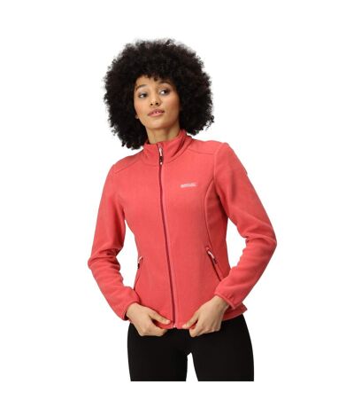 Womens/ladies Floreo Iv Full Zip Fleece Jacket Mineral Red Regatta
