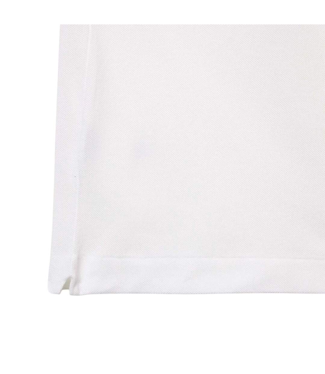 Mens Tall Polo Shirt White Lacoste-2