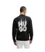 Sweat Motif/style Flammes Homme Noir Hugo-3
