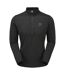 Mens Long Sleeve Fleece Half Zip Top with Thumb Loops for Hiking Outdoors-1
