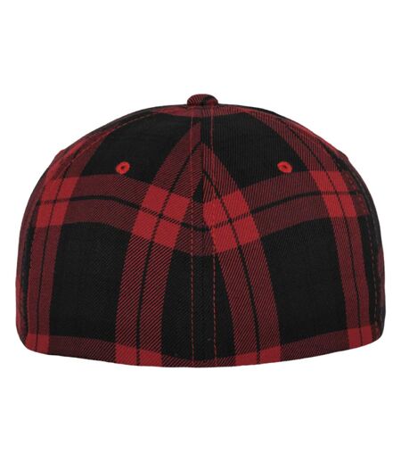 Casquette De Baseball Noir Rouge Flexfit