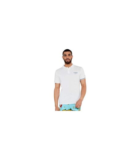 Polo Homme Blanc Cassé Blanc Ice Iceberg