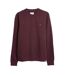 Mens Organic Cotton Crew Neck Sweatshirt Red Farah-1