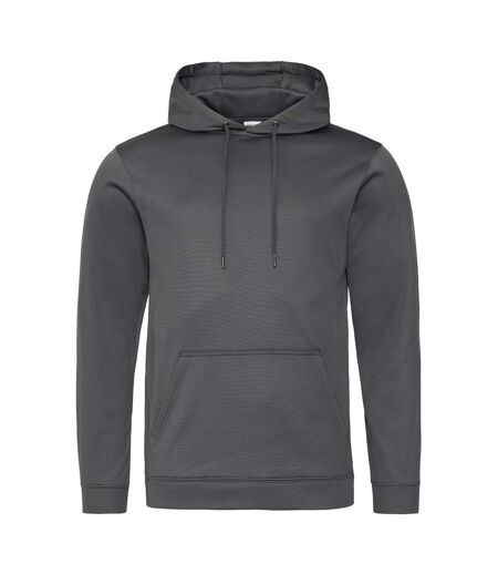 Sweat À Capuche Sports Adulte Gris Acier Awdis