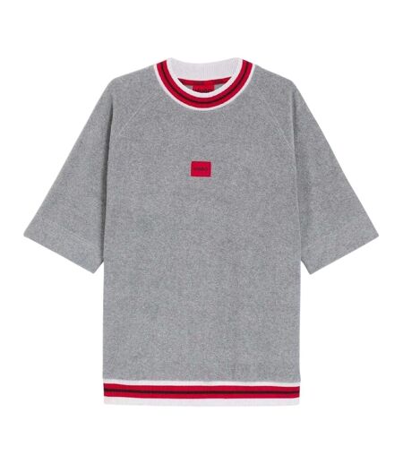 Sweat Manches Courtes Homme Gris Hugo Boss