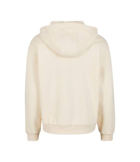 Sweat À Capuche À Fermeture Éclair Pour Hommes Sable Blanc Build Your Brand