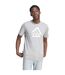 T-shirt Homme Gris Argenté Adidas-1