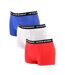 Lot de 3 boxers rouge/gris/bleu homme le coq sportif boxer - l-1