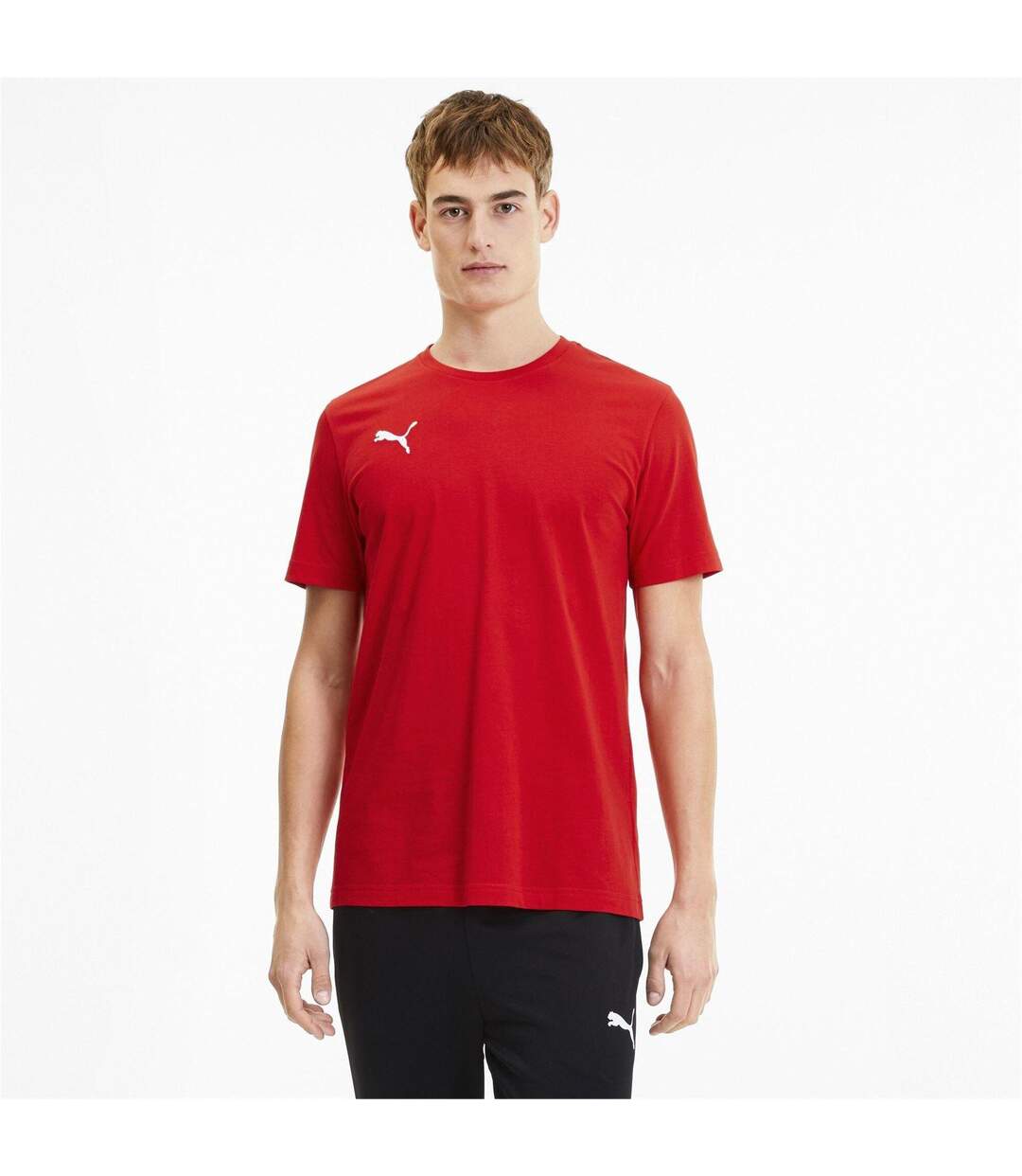 Mens Teamgoal 23 Casuals T-shirt Red Puma-3