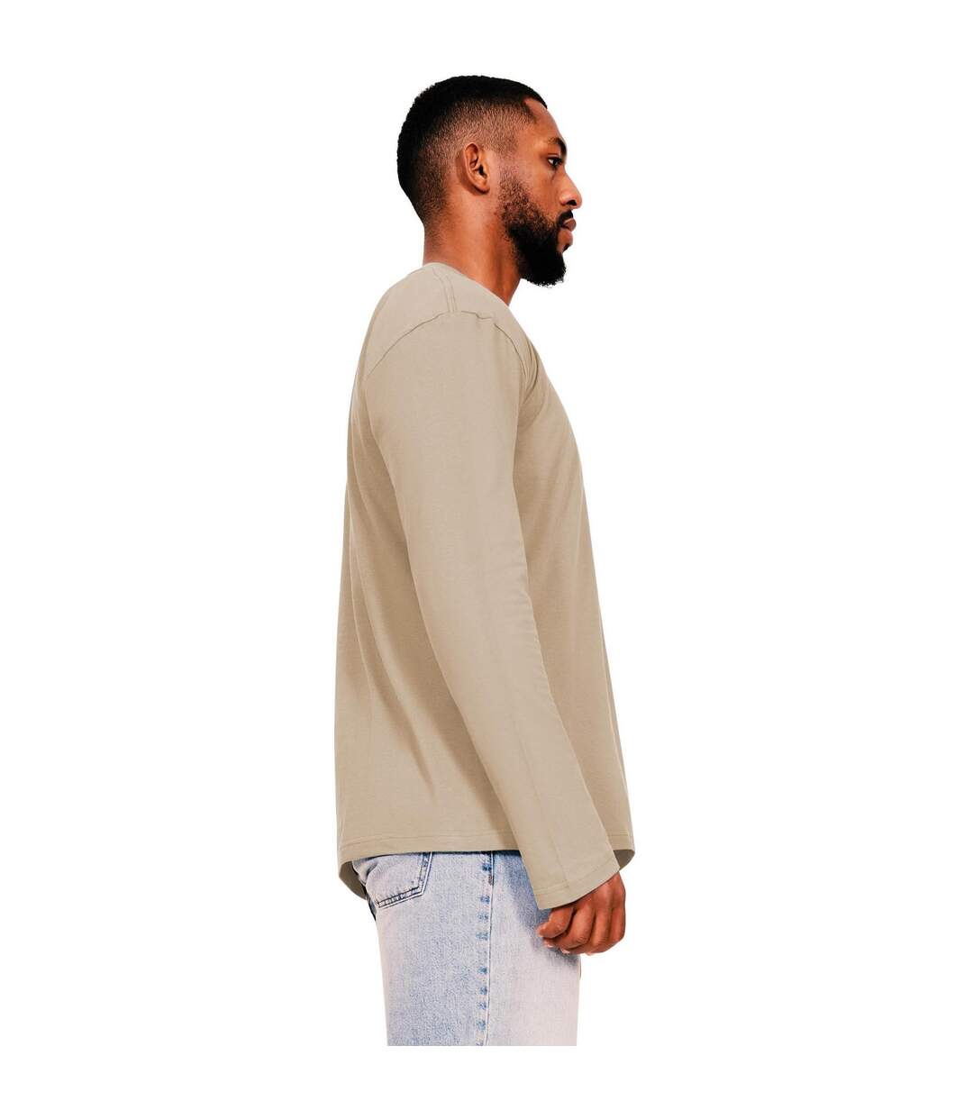 Mens Performance T-shirt Sand Casual Classic-3