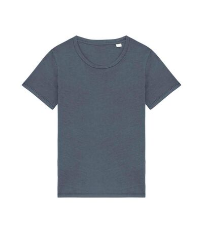 Native Spirit Womens/Ladies Faded Washed T-Shirt (Mineral Grey)