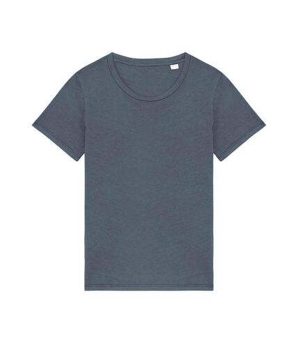 Native Spirit Womens/Ladies Faded Washed T-Shirt (Mineral Grey)