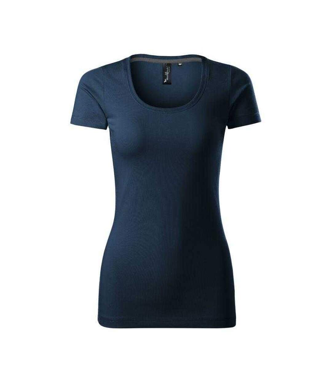 Womens/ladies Action T-shirt Navy Blue Malfini-1