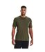 T-shirt Motif/style Logo Sur Poitrine Sportstyle Homme Vert Olive Under Armour-4