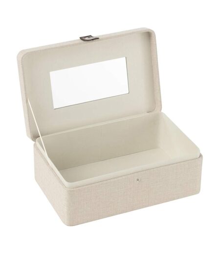 Boîte Pour Cosmétiques en Tissu Ericka 30cm Gris