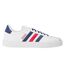 Mens Vl Court 3.0 3 Stripes Leather Shoes Earth White Adidas-1