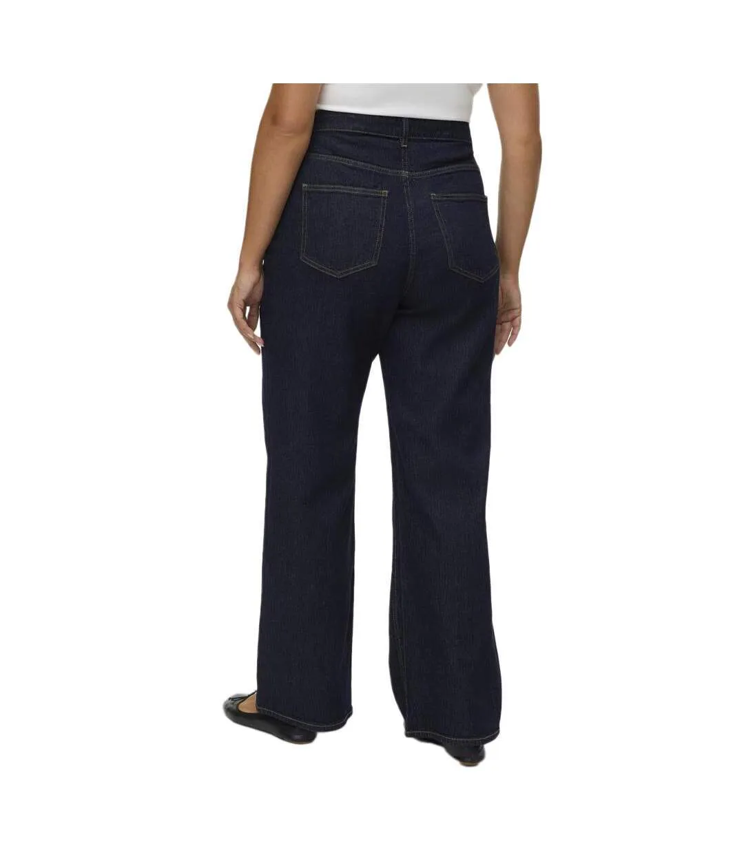 Jean loose bleu femme vero moda tessa-2