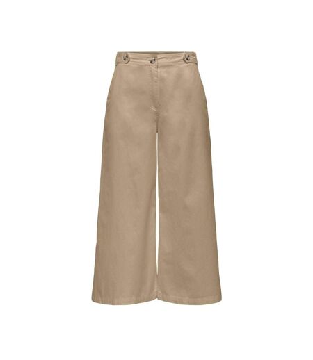 Pantalon fluide marron femme jdy laura