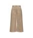 Pantalon fluide marron femme jdy laura-1