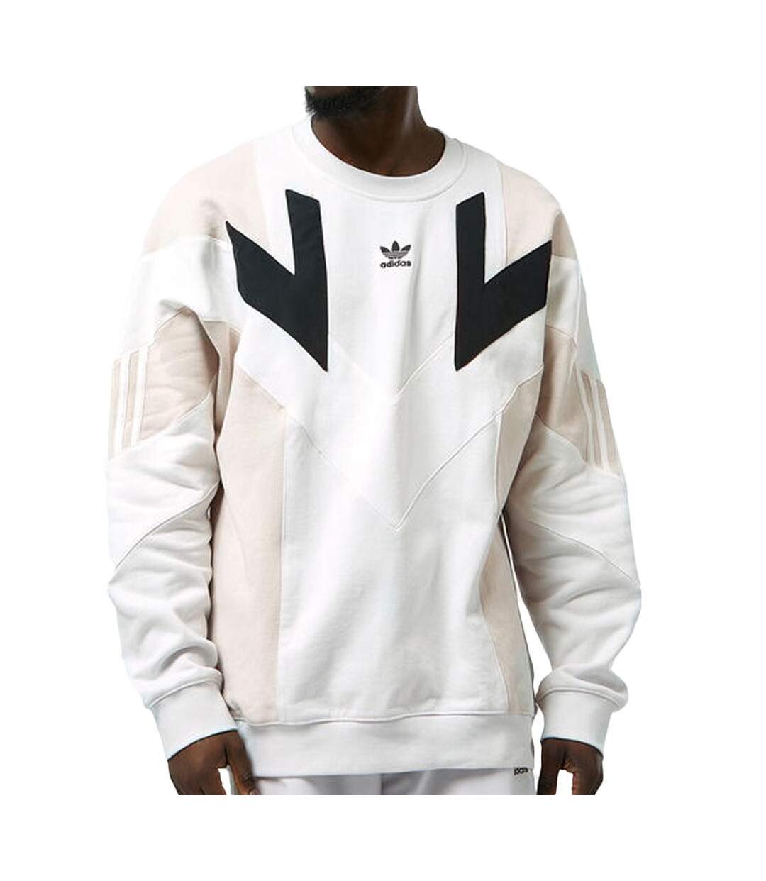 Sweat Blanc Homme Adidas IC6016 - XXL-1