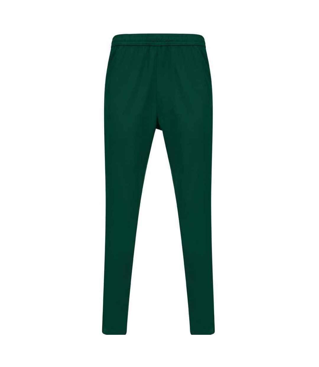 Finden & Hales Mens Knitted Tracksuit Pants (Bottle Green/White)