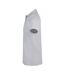 Mens prime pique plain short sleeve polo shirt pure grey SOLS