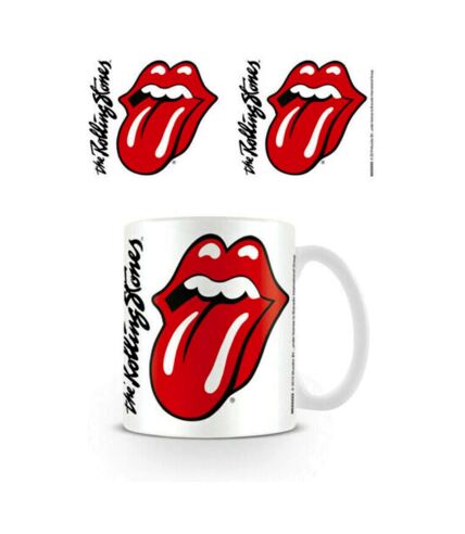 The Rolling Stones Lips Mug (White) (One Size) - UTBS2402