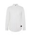Mens Salvator Collared Long-sleeved Shirt White Criminal Damage-1