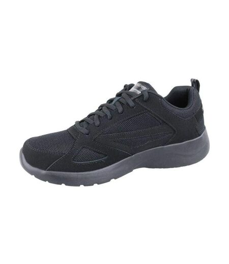 Mens Dynamight 2.0 Leather Shoes Black Skechers