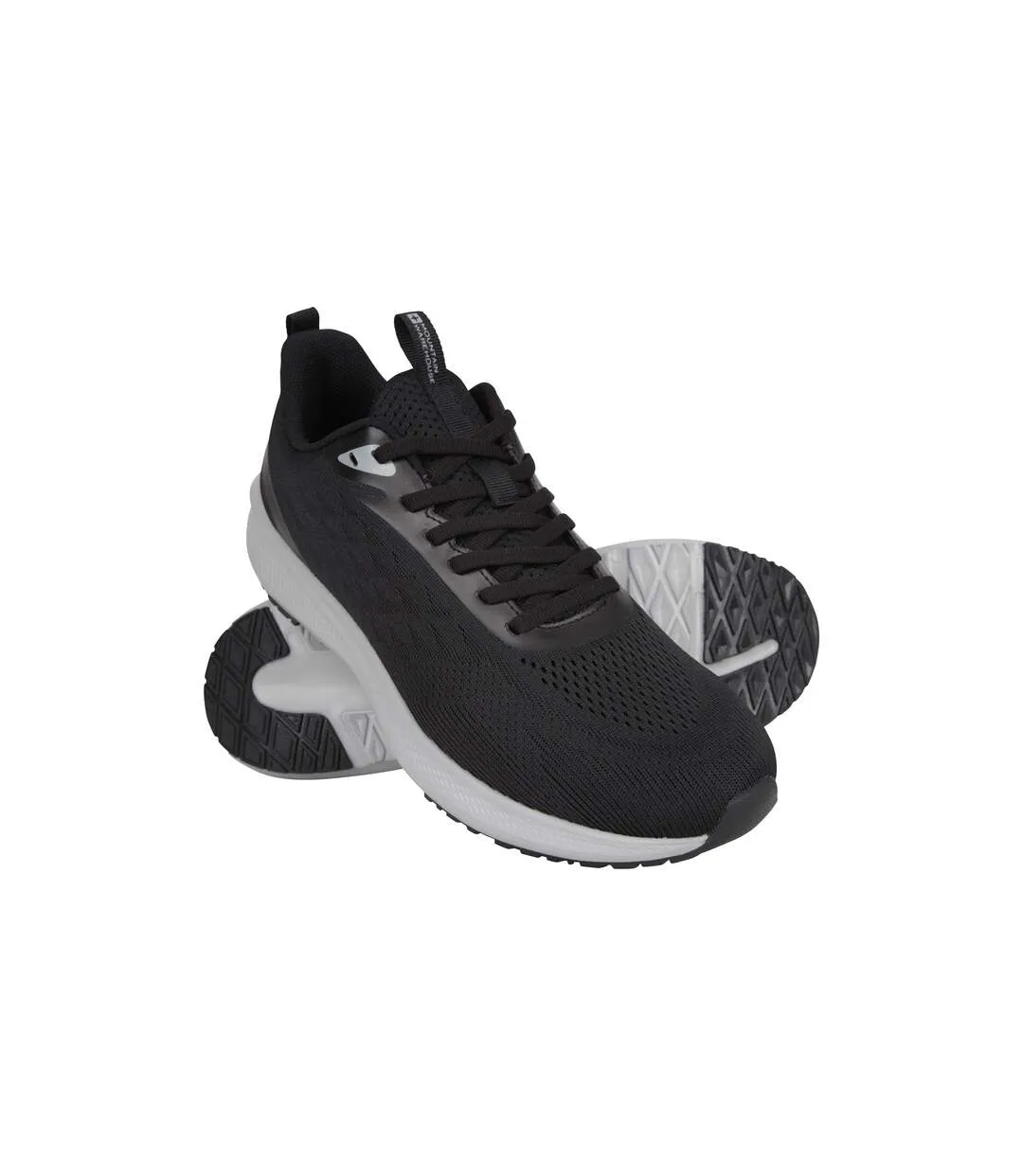 Mens Nimble Lightweight Active Trainers Black Mountain Warehouse-1