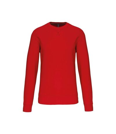 Sweat col rond - Unisexe - K442 - rouge