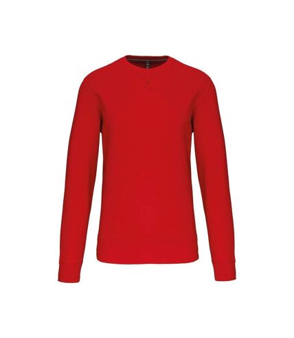 Sweat col rond - Unisexe - K442 - rouge