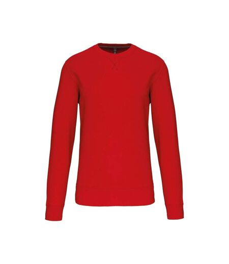 Sweat col rond - Unisexe - K442 - rouge