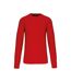 Sweat col rond - Unisexe - K442 - rouge