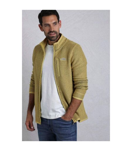 Mens transom zip macaroni eco friendly jacket antique moss Weird Fish
