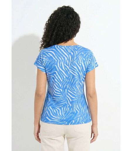 T-shirt col rond manches courtes imprimé