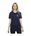 Disney Femmes/Ladies - Peter Pan Tinker Bell - T-shirt boyfriend en coton (Bleu marine) - UTBI42477-2